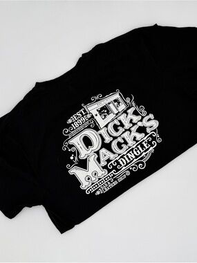 Dick Macks Black Short-Sleeve Graphic Tee
